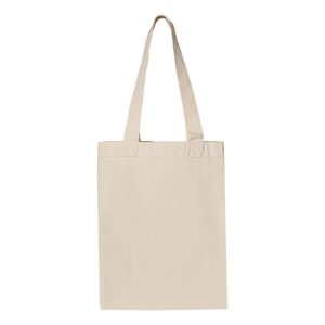 Custom Q-Tees 12L Gussetted Shopping Bag - Q1000 with logo