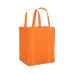 Custom Vespera Recycled Non-Woven Tote w Bottom Insert with logo - 4