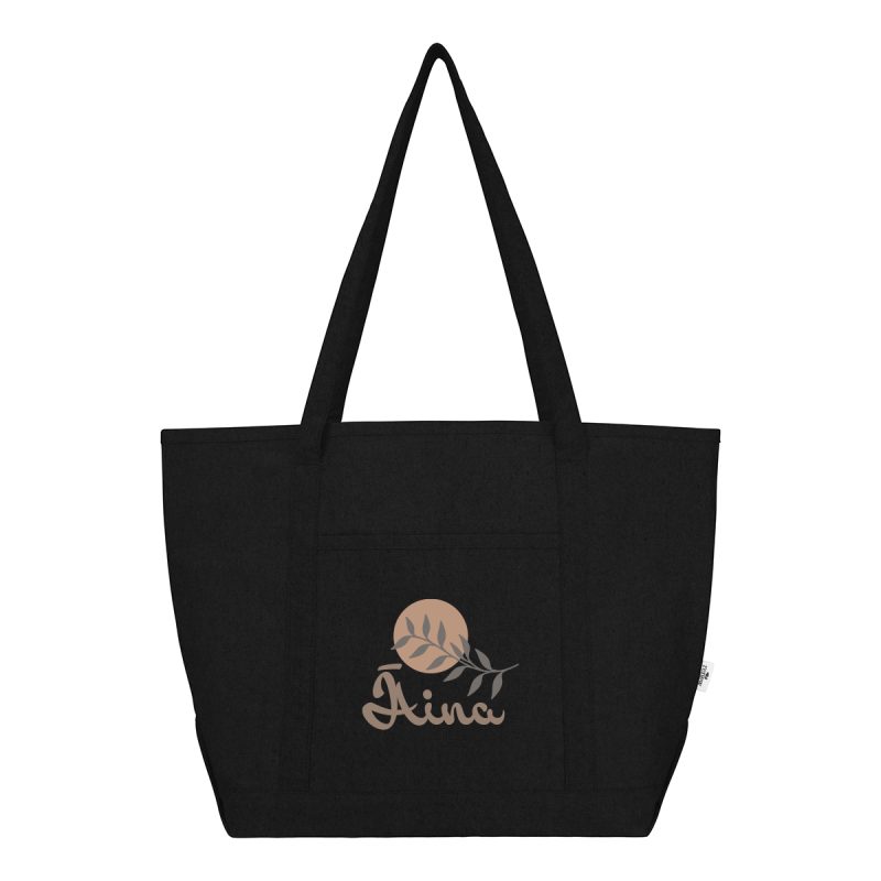 Custom Arden 9 Oz. Recycled Cotton Starboard Tote Bag with logo - 2
