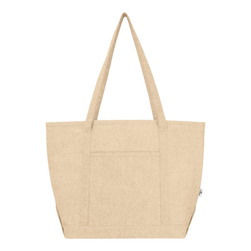 Custom Arden 9 Oz. Recycled Cotton Starboard Tote Bag with logo - 6