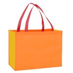 Custom Color Combination Non-Woven Shopping Tote Bag with logo - 4