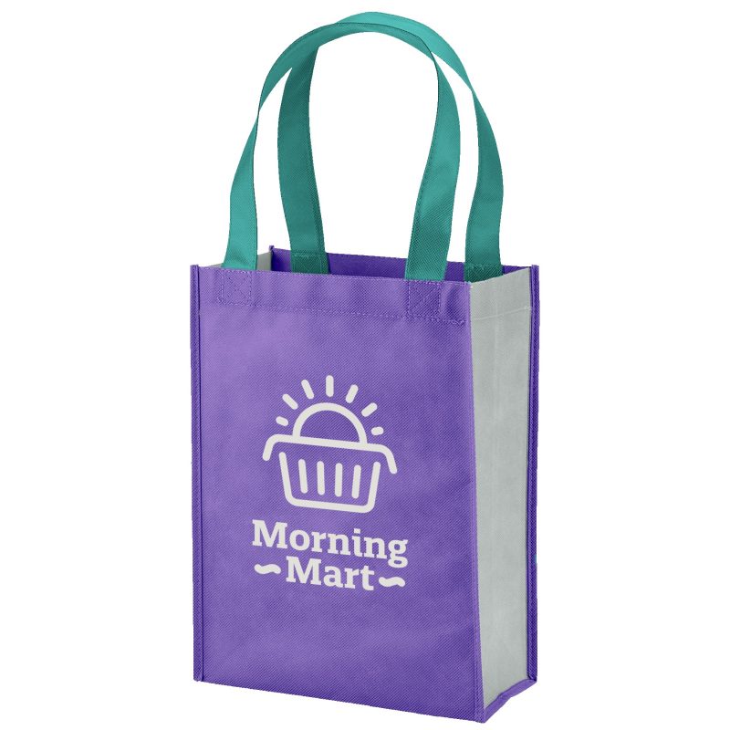 Custom Color Combination Payson Non-Woven Mini Tote Bag with logo - 3