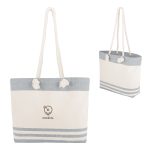 Custom Marlo 10 Oz. Recycled Cotton Tote Bag With Twist Rope Handles with logo - 7
