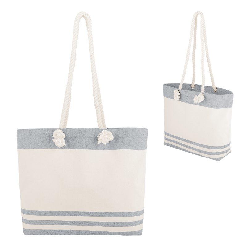 Custom Marlo 10 Oz. Recycled Cotton Tote Bag With Twist Rope Handles with logo - 8