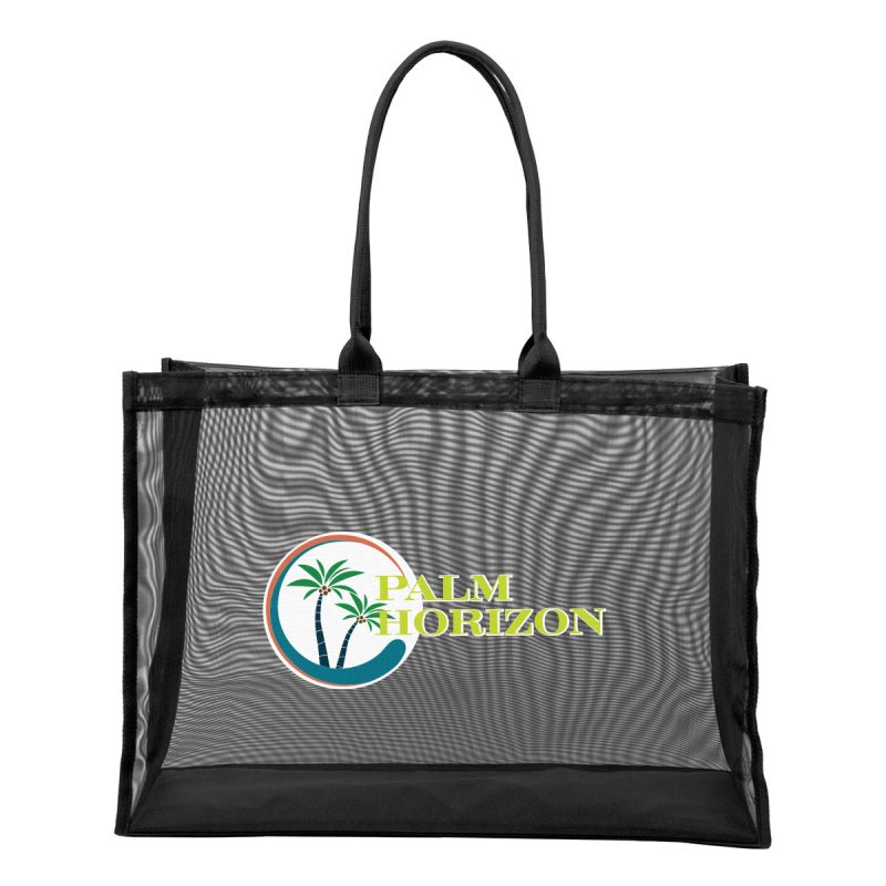 Custom Ventus Mesh Tote Bag with logo - 2