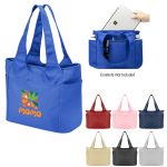 Custom Anywhere Laptop Convention Tote Bag with logo