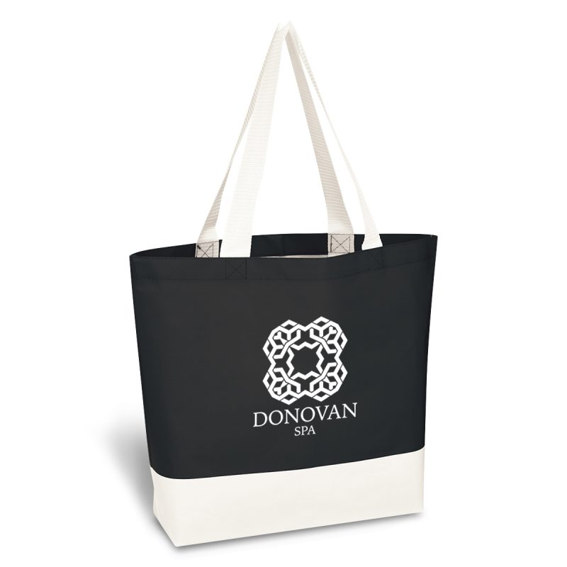Custom Charisma Laminated Recycled Non-woven Tote Bag with logo - 2