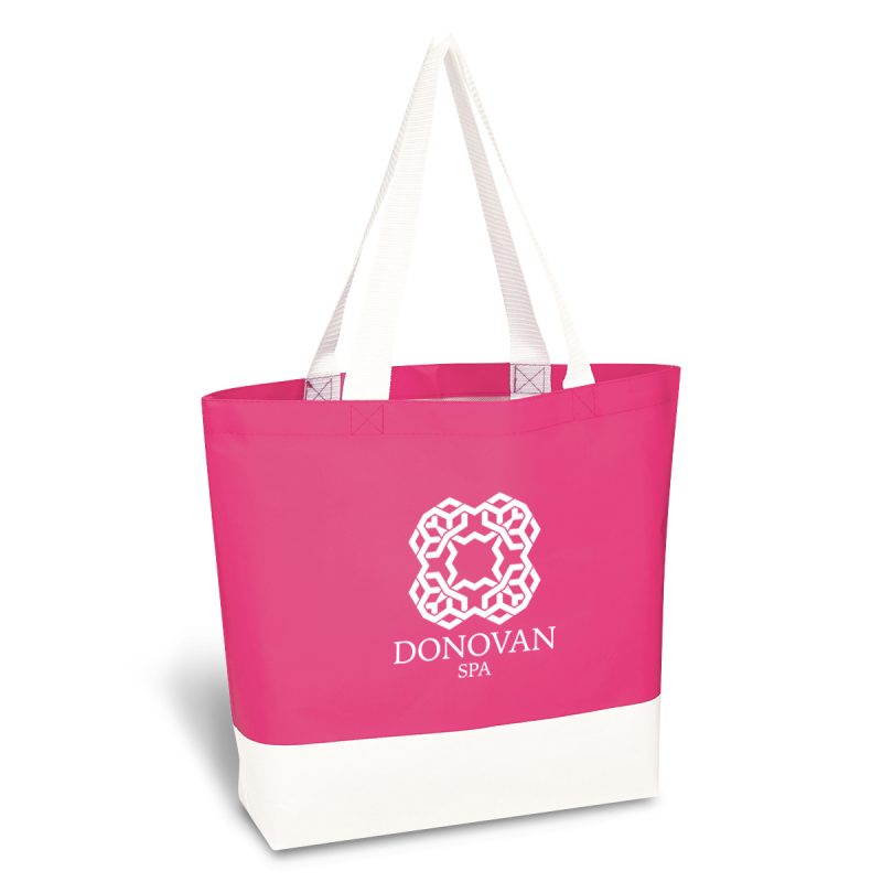 Custom Charisma Laminated Recycled Non-woven Tote Bag with logo - 4