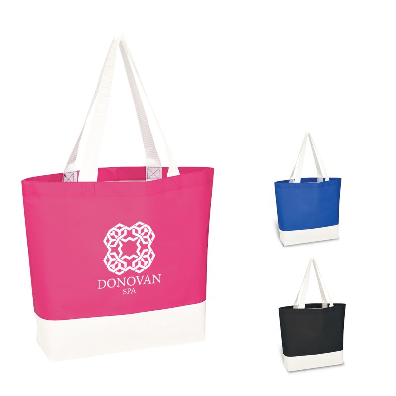 Charisma-Laminated-Recycled-Non-woven-Tote-Bag-3309 Custom Charisma Laminated Recycled Non-woven Tote Bag with logo