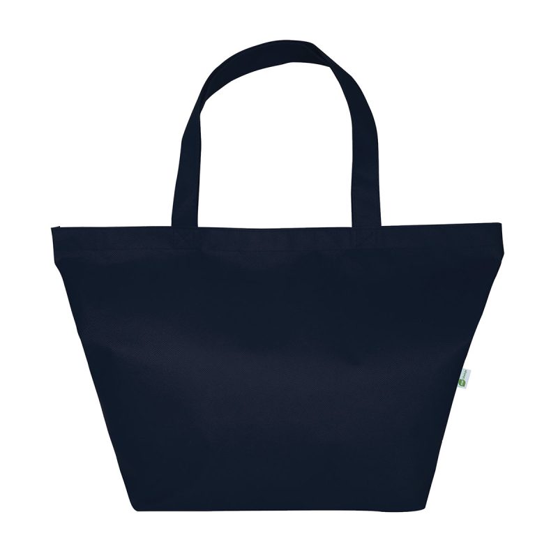 Custom Naomi Non-Woven Recycled Gussetted Tote Bag with logo - 4