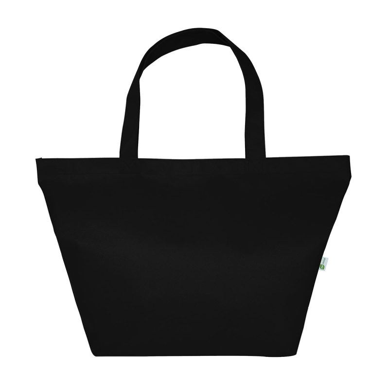 Custom Naomi Non-Woven Recycled Gussetted Tote Bag with logo - 5