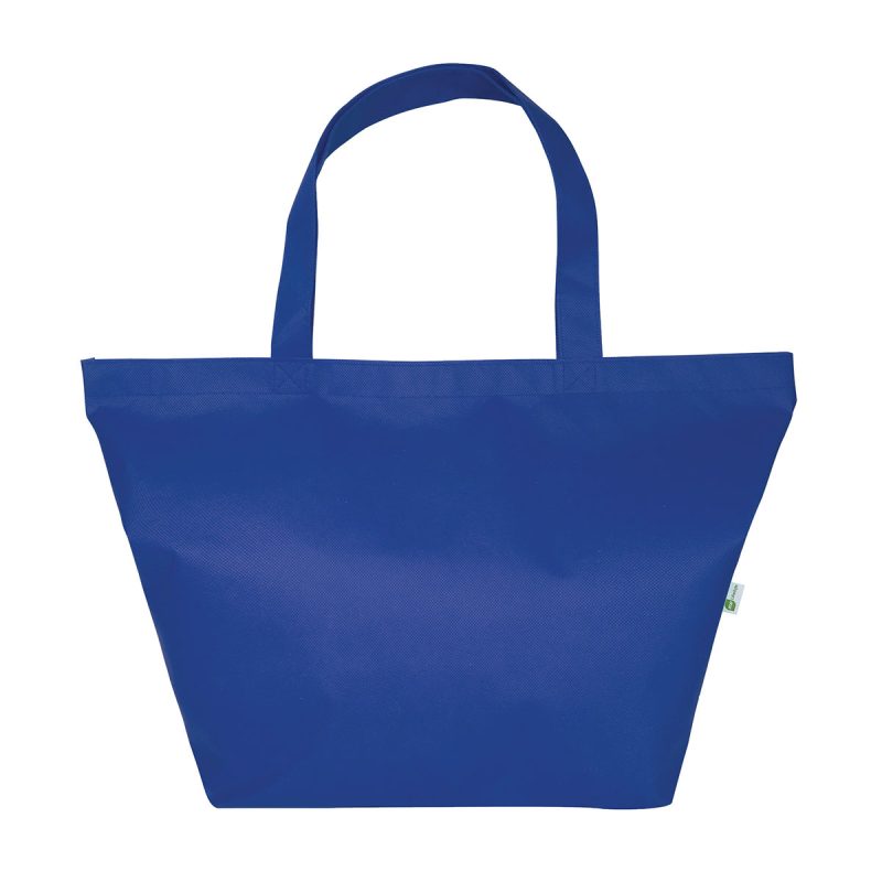 Custom Naomi Non-Woven Recycled Gussetted Tote Bag with logo - 8