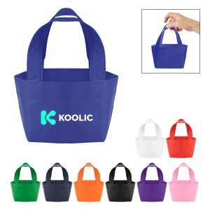 Custom Recycled Non-woven Micro Mini Tote Bag with logo