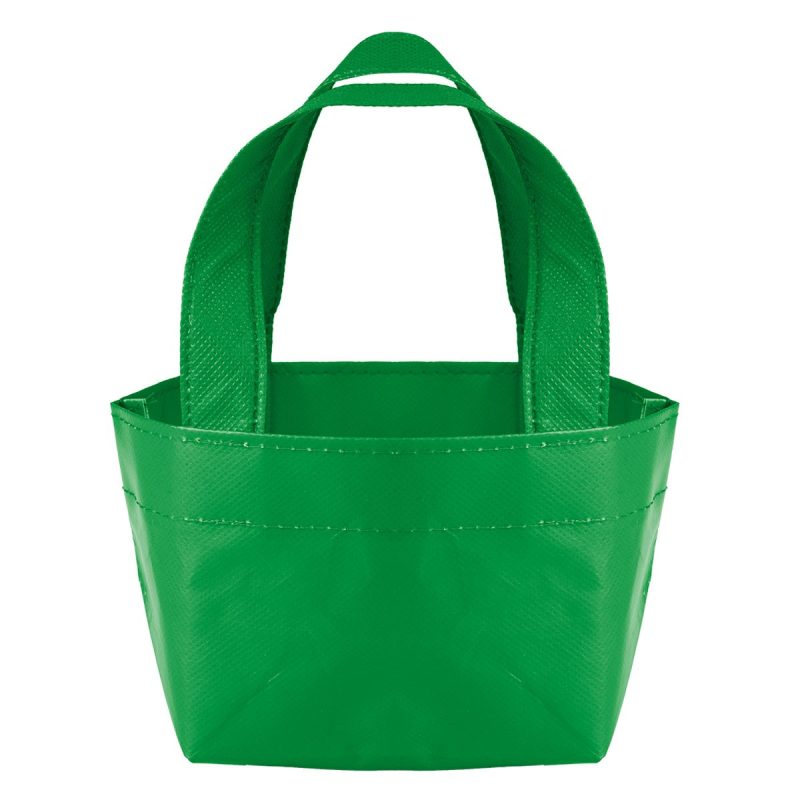 Custom Recycled Non-woven Micro Mini Tote Bag with logo - 4