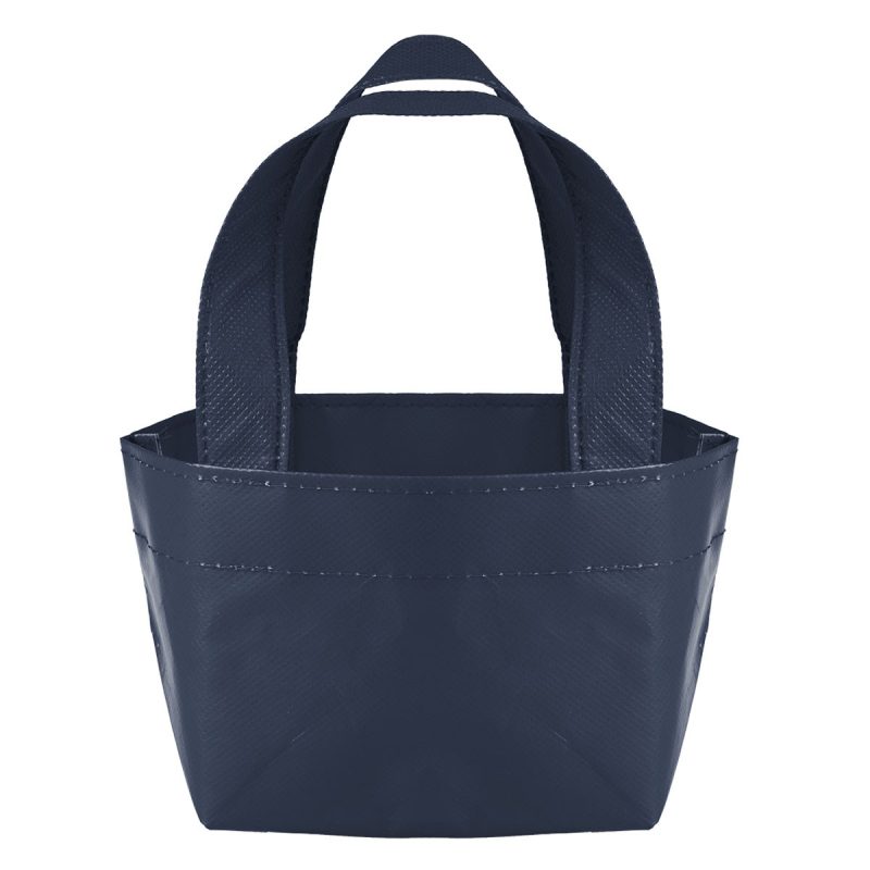 Custom Recycled Non-woven Micro Mini Tote Bag with logo - 7