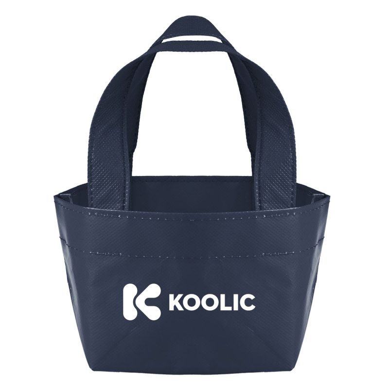 Custom Recycled Non-woven Micro Mini Tote Bag with logo - 8