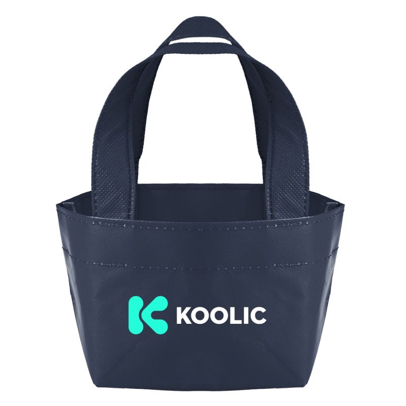 Custom Recycled Non-woven Micro Mini Tote Bag with logo - 9