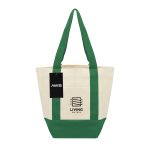 Custom Aws Mini Starboard 10 Oz. Recycled Cotton Canvas Tote Bag with logo - 2