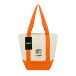 Custom Aws Mini Starboard 10 Oz. Recycled Cotton Canvas Tote Bag with logo - 7