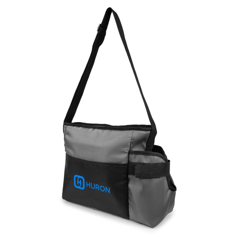 Custom CarryCool Lunch Tote with Bottle Holder with logo - 8