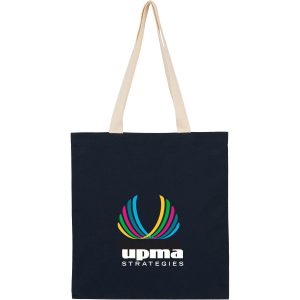 Custom Dakota 5oz Recycled Cotton Tote with logo