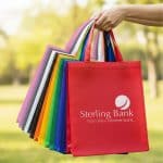 Custom Eco Savings Non-Woven Tote with logo