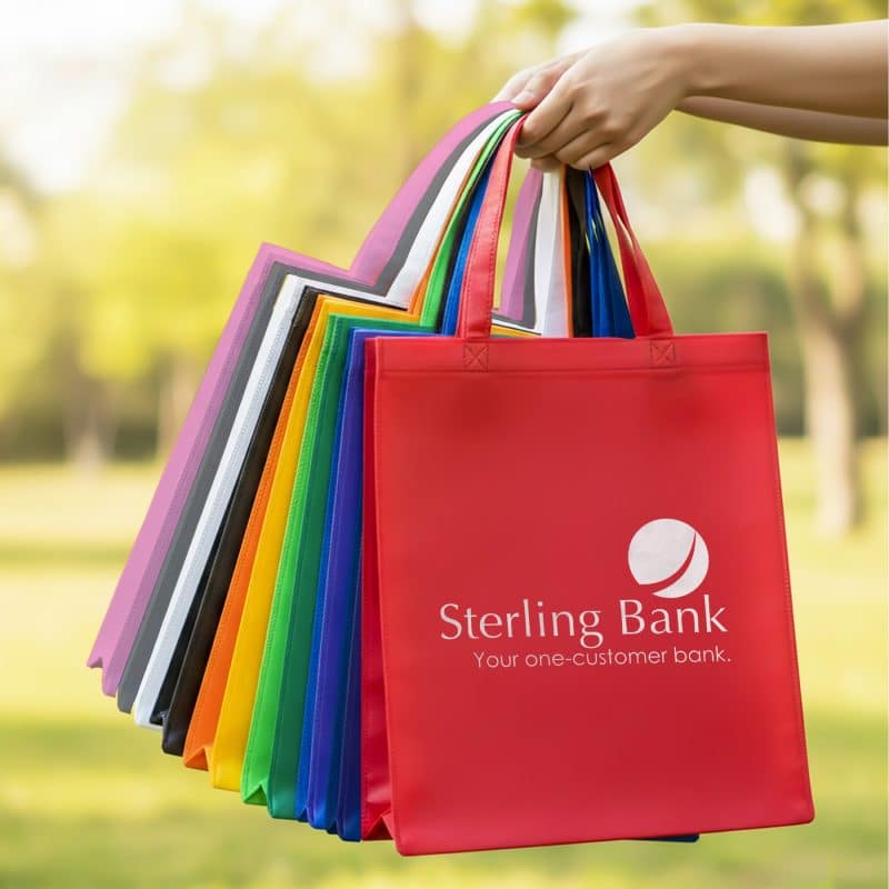 Custom Eco Savings Non-Woven Tote with logo