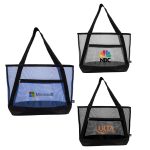 Custom EcoCarry rPET Mesh Tote Bag with logo