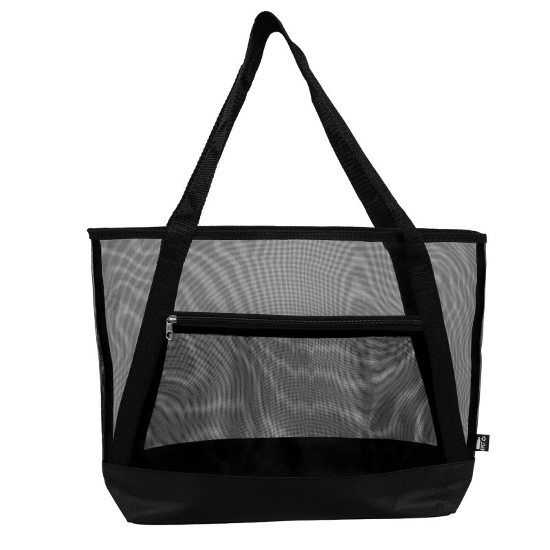 Custom EcoCarry rPET Mesh Tote Bag with logo - 5
