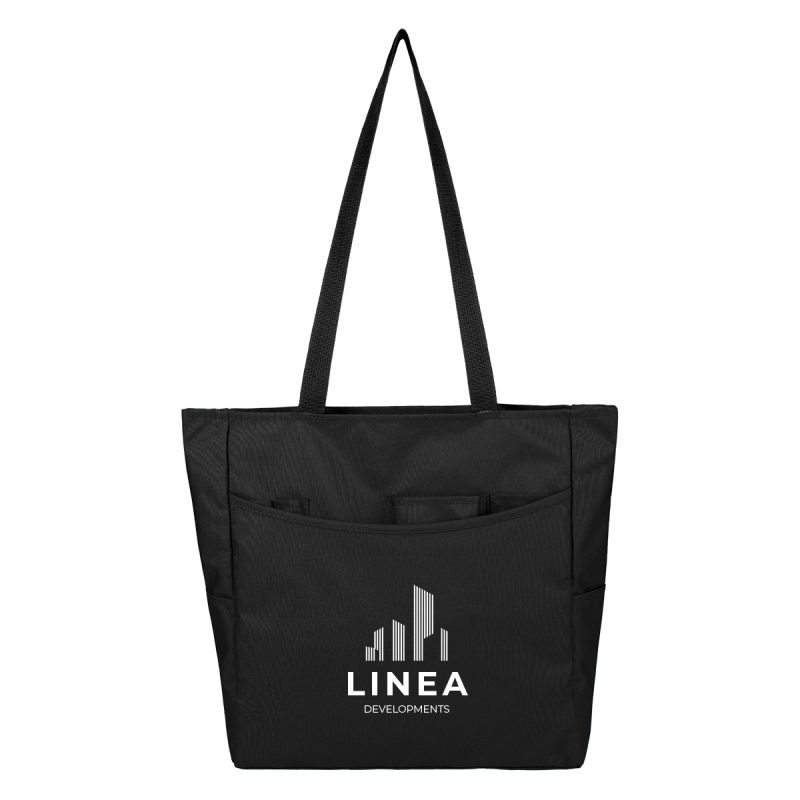 Custom Outline Rept Convention Tote Bag with logo - 3