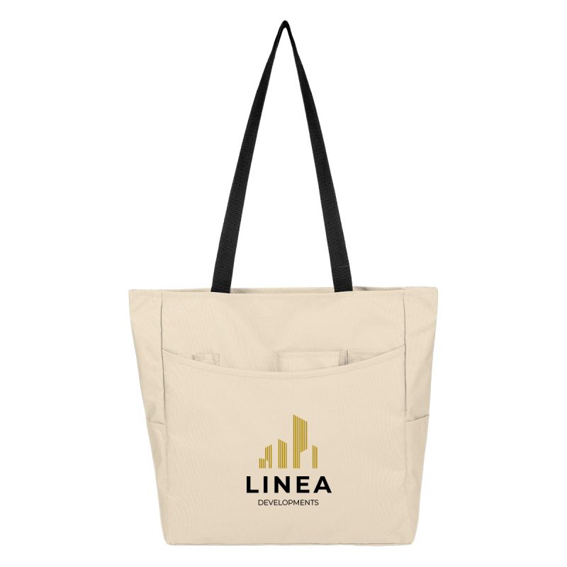 Custom Outline Rept Convention Tote Bag with logo - 5