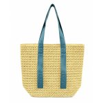 Custom Paper Straw Tote Bag with logo - 3