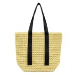 Custom Paper Straw Tote Bag with logo - 4