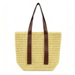 Custom Paper Straw Tote Bag with logo - 5
