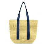 Custom Paper Straw Tote Bag with logo - 8