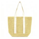Custom Paper Straw Tote Bag with logo - 9