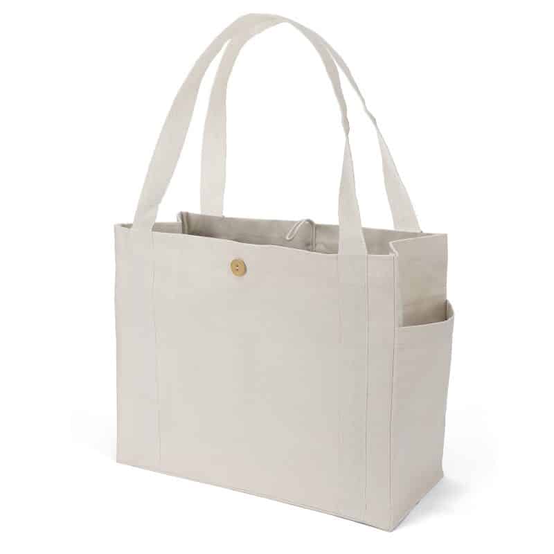 Custom Sandford™ Deluxe Canvas Tote - Sparkle (18" x 8" x 15") with logo - 3