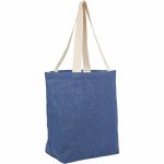 Custom Sol Jute Classic Shopper Tote with logo - 4