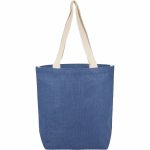 Custom Sol Jute Classic Shopper Tote with logo - 6