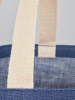 Custom Sol Jute Classic Shopper Tote with logo - 8
