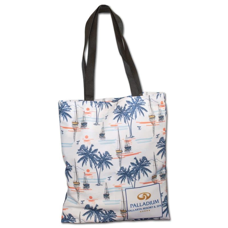 Custom Sublimated Tote Bag (13.5"x 15.5") with logo - 1