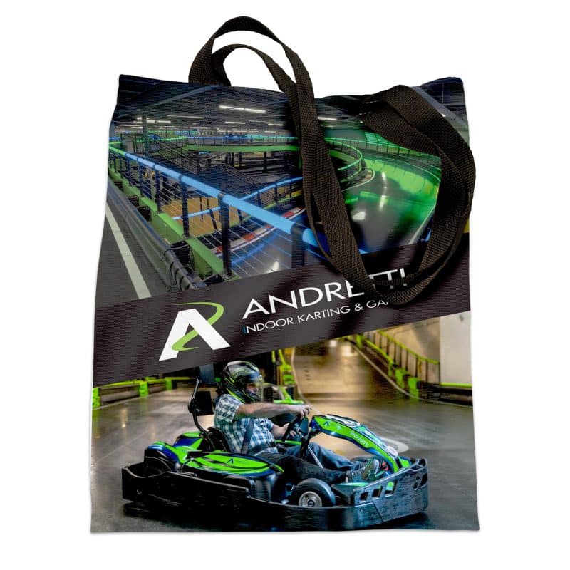 Custom Sublimated Tote Bag (13.5"x 15.5") with logo