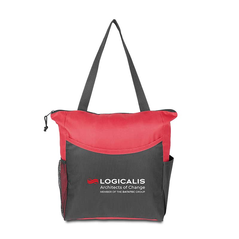 Custom Two-Tone Promotional Campaign Tote Bag (Closeout) with logo - 3