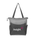 Custom Two-Tone Promotional Campaign Tote Bag (Closeout) with logo - 4