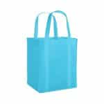 Custom Vespera Recycled Non-Woven Grocery Tote w/Bottom Insert with logo - 2