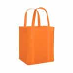 Custom Vespera Recycled Non-Woven Grocery Tote w/Bottom Insert with logo - 4