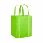 Custom Vespera Recycled Non-Woven Grocery Tote w/Bottom Insert with logo - 6