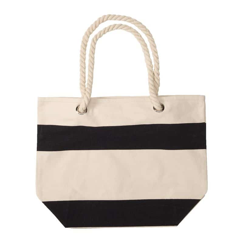 Custom 16 Oz. Portsmouth Cotton Canvas Beach Tote with logo - 2