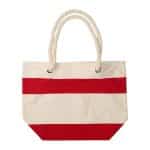 Custom 16 Oz. Portsmouth Cotton Canvas Beach Tote with logo - 3