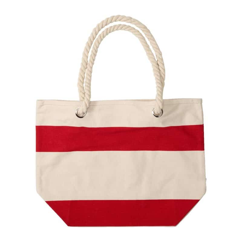 Custom 16 Oz. Portsmouth Cotton Canvas Beach Tote with logo - 3
